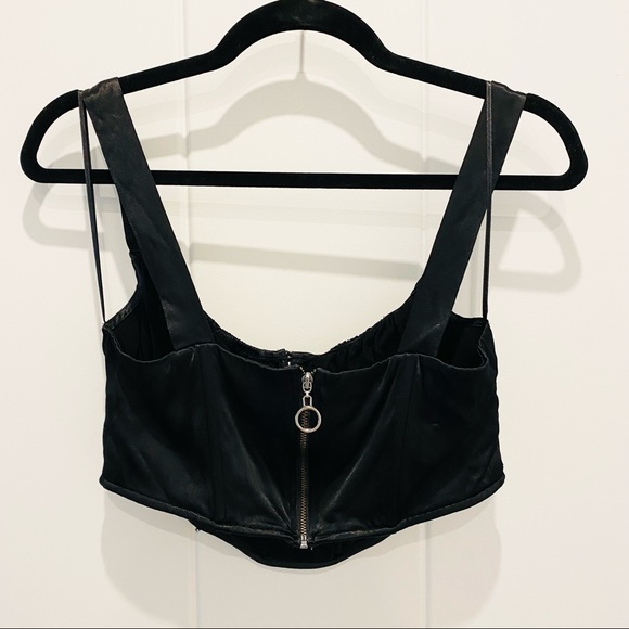 ZARA Corset Style Cropped Top (Size S) - Picture 6 of 7